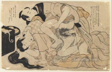 pareja amorosa 1803 1 Kitagawa Utamaro Sexual Pinturas al óleo